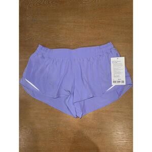 NWT Lululemon Hotty Hot Low-Rise Lined Short 2.5" SIZE 12 Dusty Lilac
